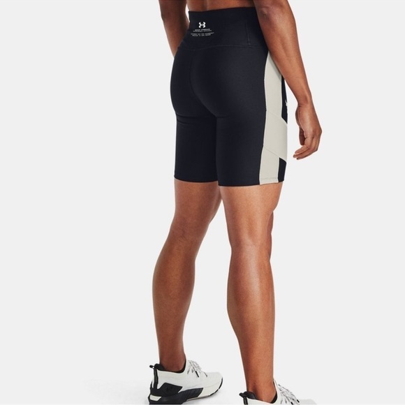 Under Armour Women's Project Rock HeatGear Bike Shorts Size XS - Picture 3 of 11